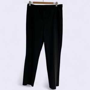 Christian Siriano High Waist Stretch Classic Black Trousers